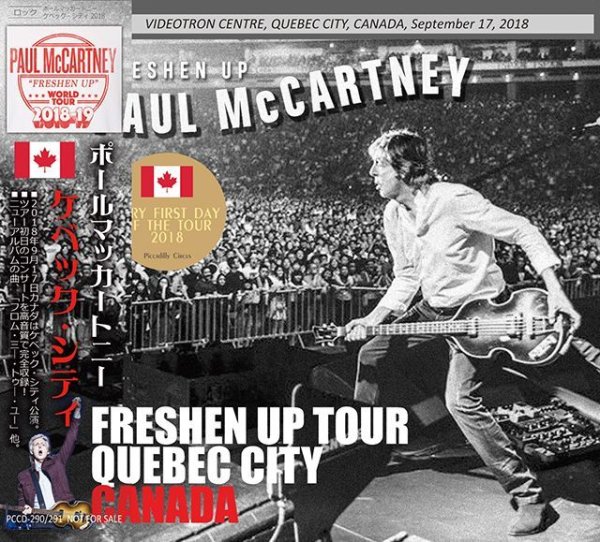 画像1: PAUL McCARTNEY / FRESHEN UP TOUR QUEBEC CITY 2018 【2CD】 (1)