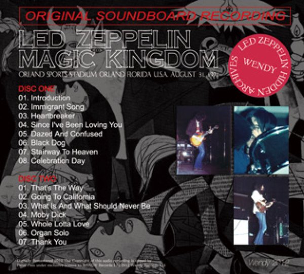 画像2: LED ZEPPELIN / MAGIC KINGDOM 1971 【2CD】 (2)