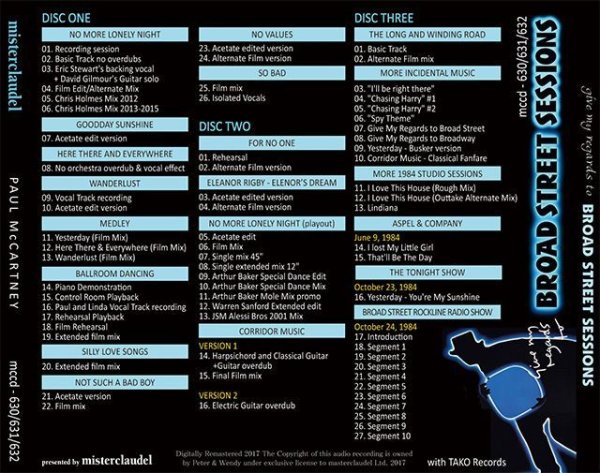 画像2: PAUL McCARTNEY / BRAD STREET SESSIONS 【3CD】 (2)
