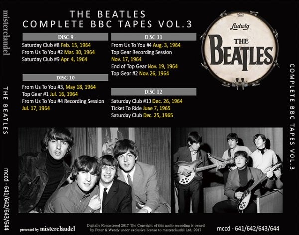 画像2: THE BEATLES / COMPLETE BBC TAPES Vol.3 【4CD+解説BOOK】 (2)
