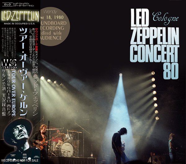 画像1: LED ZEPPELIN 1980 TOUR OVER COLOGNE 2CD (1)