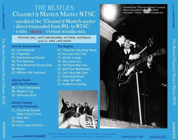 画像2: THE BEATLES / CHANNEL 9 MASTER'S MASTER NTSC 【DVD】 (2)