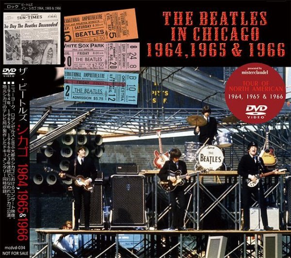 画像1: THE BEATLES / THE BEATLES IN CHICAGO 1964, 1965 & 1966 【DVD】 (1)