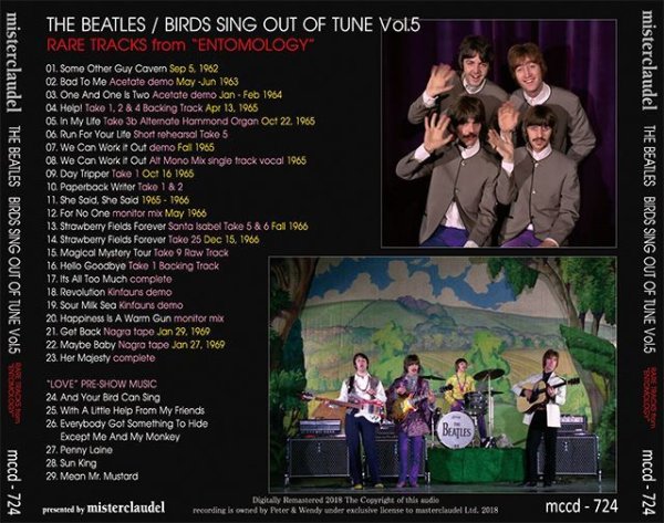 画像2: THE BEATLES / BIRDS SING OUT OF TUNE VOL.5 【CD】 (2)