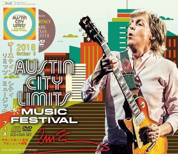 画像1: PAUL McCARTNEY / AUSTIN CITY LIMITS MUSIC FESTIVAL 2018 【2CD+DVD】 (1)