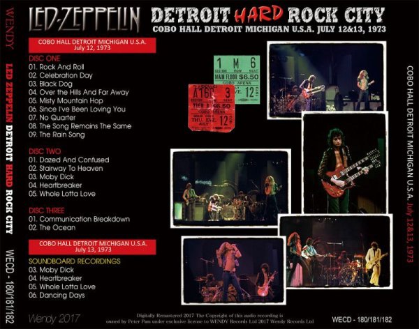 画像2: LED ZEPPELIN / DETROIT HARD ROCK CITY 【3CD】 (2)