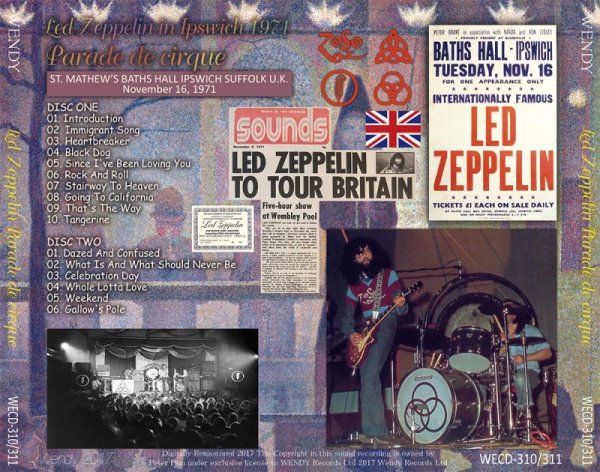 画像2: LED ZEPPELIN / PARADE DE CIRQUE 1971 【2CD】 (2)