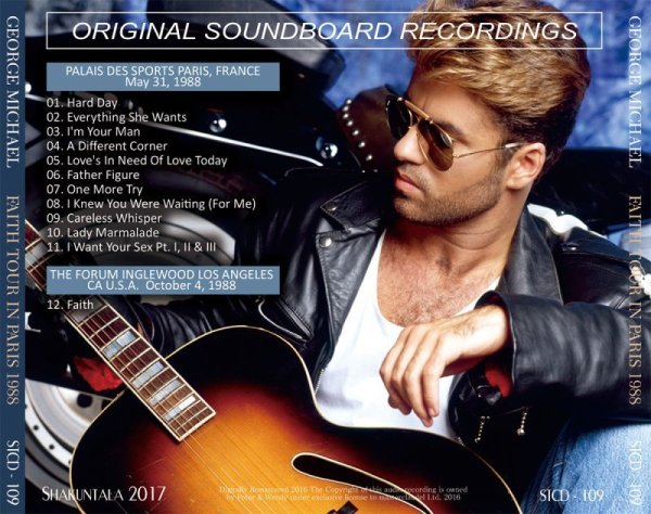 画像2: GEORGE MICHAEL / FAITH TOUR IN PARIS 1988 【1CD】 (2)