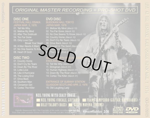 画像2: NEIL YOUNG / FANFARE BLOWING 【2CD+DVD】 (2)