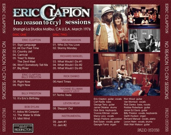 画像2: ERIC CLAPTON / NO REASON TO CRY SESSIONS 【2CD】 (2)