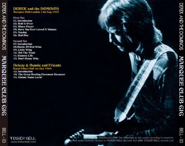 画像2: DEREK & THE DOMINOS / MARQUEE CLUB GIG 【1CD】 (2)