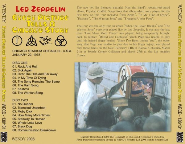 画像2: LED ZEPPELIN / EVERY PICTURE TELLS A CHICAGO STORY 【2CD】 (2)