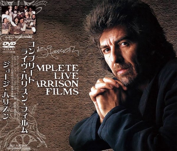 画像1: GEORGE HARRISON / COMPLETE LIVE HARRISON FILMS 【3DVD】 (1)