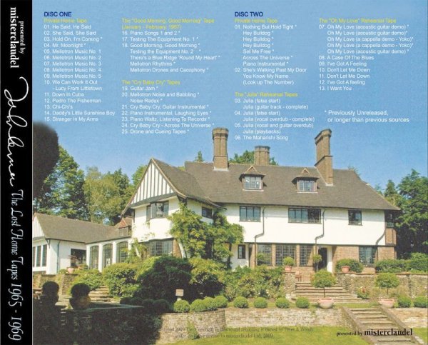 画像2: JOHN LENNON / THE LOST HOME TAPES 1965-1969 【2CD】 (2)