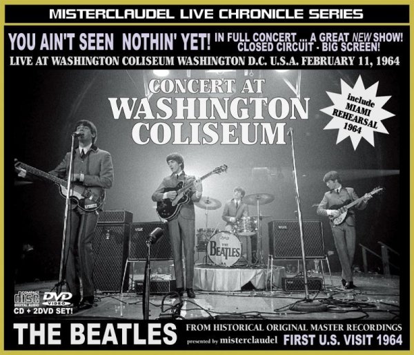 画像1: THE BEATLES / CONCERT AT WASHINGTON COLISEUM 【CD+2DVD】 (1)