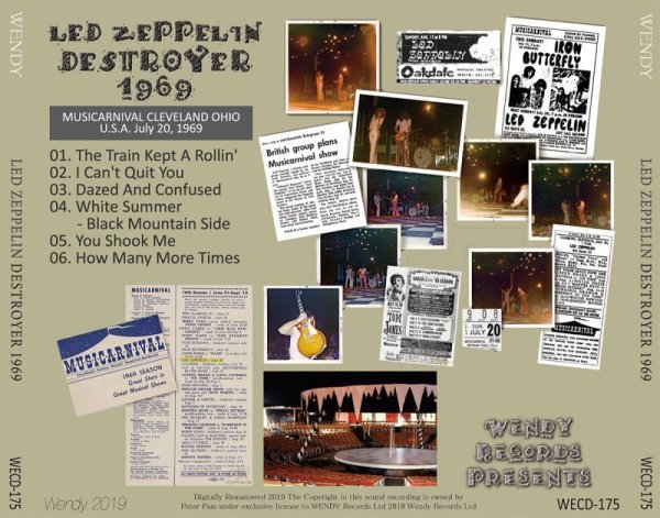 画像2: LED ZEPPELIN / DESTROYER 1969 【CD】 (2)