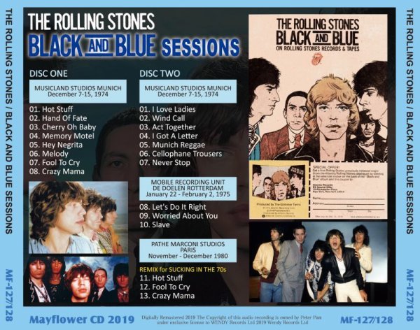 画像2: THE ROLLING STONES BLACK AND BLUE SESSIONS 【2CD】 (2)