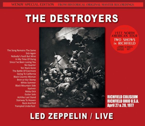 画像1: LED ZEPPELIN / THE DESTROYERS 1977 【6CD】 (1)