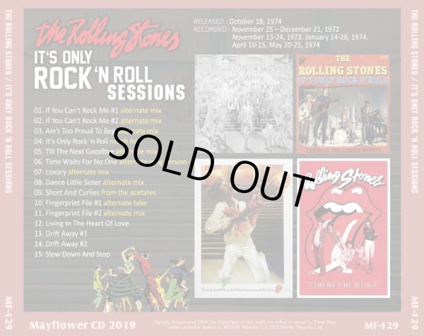 画像2: THE ROLLING STONES / IT'S ONLY ROCK N ROLL SESSIONS CD (2)