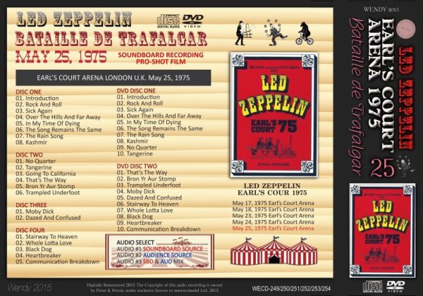 画像2: LED ZEPPELIN / EARL'S COURT May 25, 1975 【4CD+2DVD】 (2)