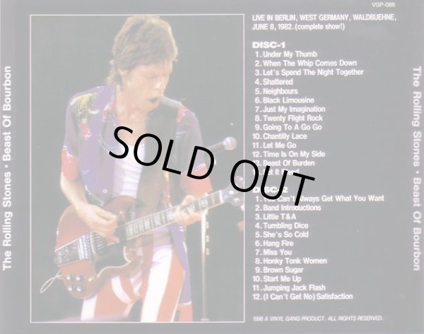 画像2:  VGP-086 THE ROLLING STONES / BEAST OF BOURBON 2CD (2)