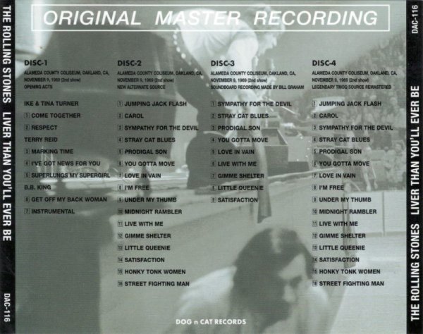 画像2: DAC-116 LIVEr THAN YOU'LL EVER BE 【4CD】 (2)