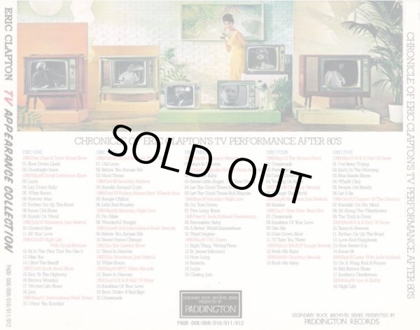 画像2: ERIC CLAPTON / TV APPEARANCE COLLECTION 【5CD】 (2)