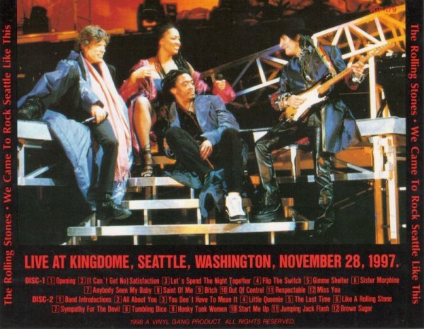 画像2: VGP-179 THE ROLLING STONES / WE CAME TO ROCK SEATTLE LIKE THIS  (2)
