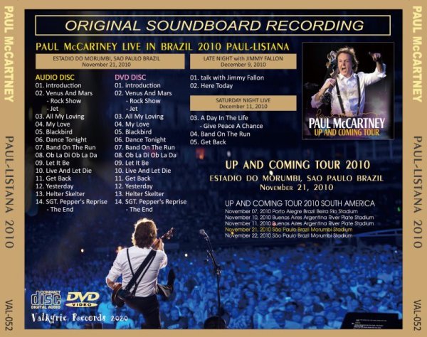 画像2: PAUL McCARTNEY 2010 PAUL-ISTANA CD+DVD (2)