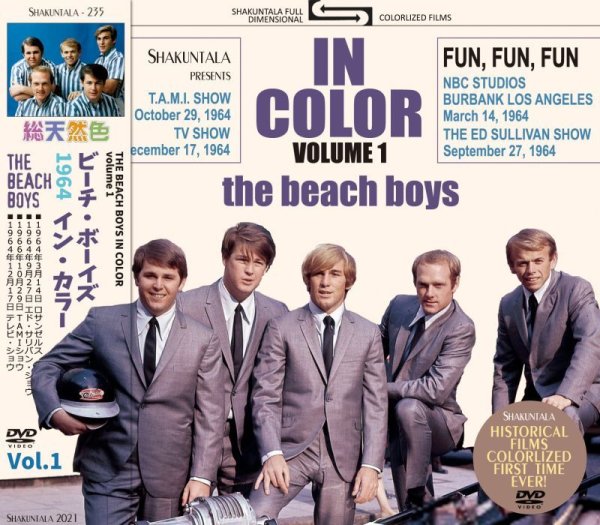 画像1: BEACH BOYS IN COLOR VOLUME 1 DVD (1)