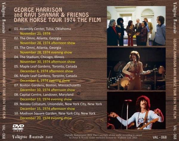 画像2: GEORGE HARRISON 1974 DARK HORSE TOUR THE FILM DVD (2)