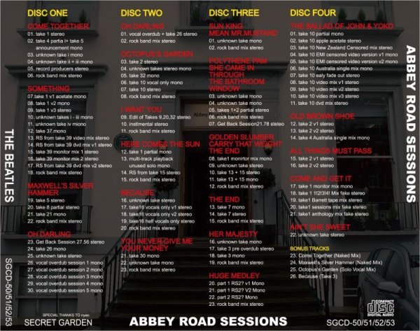 画像2: THE BEATLES / ABBEY ROAD SESSIONS 【4CD】 (2)