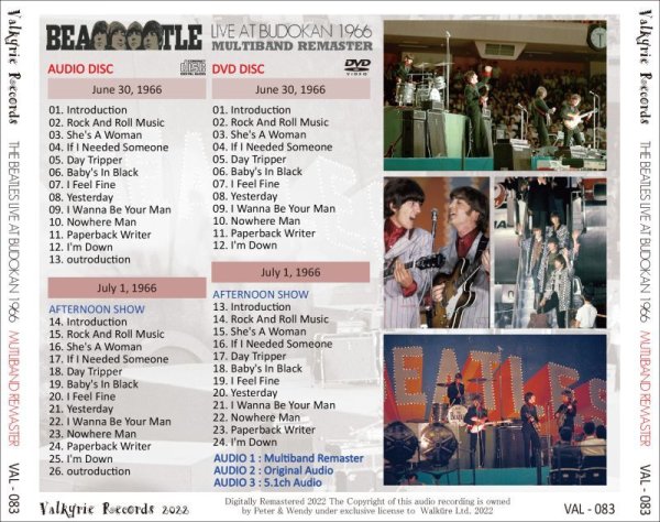 画像2: THE BEATLES 1966 LIVE AT BUDOKAN CD+DVD (2)