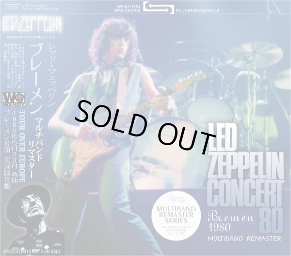 画像1: LED ZEPPELIN 1980 BREMEN MULTIBAND REMASTER 2CD (1)