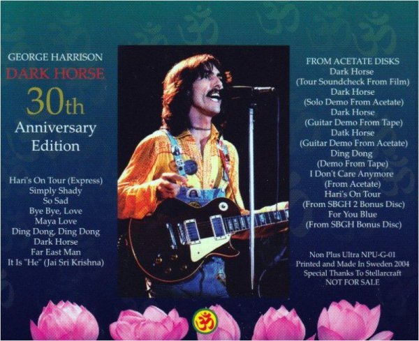 画像2: GEORGE HARRISON  DARK HORSE 30th ANNIVERSARY EDITION  1CD (2)