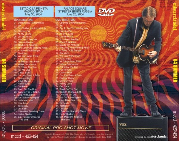 画像6: PAUL McCARTNEY / 04 SUMMER 【3CD+2DVD】 (6)