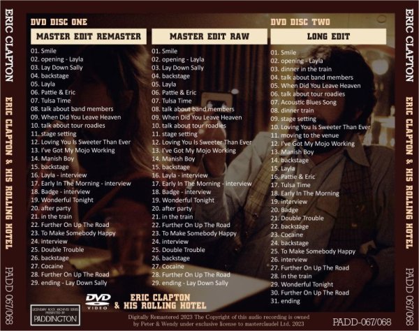 画像2: ERIC CLAPTON & HIS ROLLING HOTEL 1978 2DVD (2)