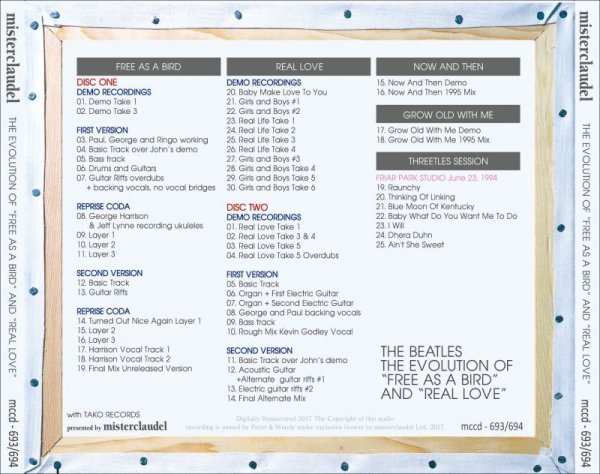 画像2: THE BEATLES / THE EVOLUTION OF "FREE AS A BIRD" and "REAL LOVE" 【2CD】 (2)