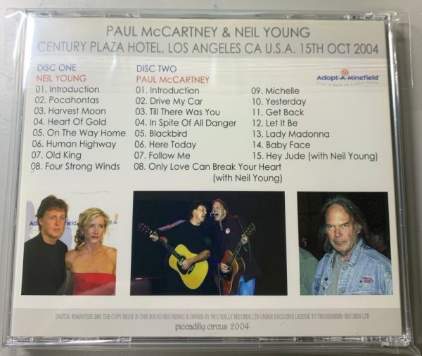 画像2: PAUL McCARTNEY & NEIL YOUNG 2004 TOGETHER ON STAGE 2CD (2)