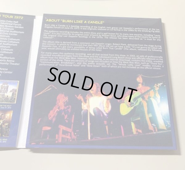 画像5: LED ZEPPELIN 1972 BURN LIKE A CANDLE paper sleeve 3CD (5)