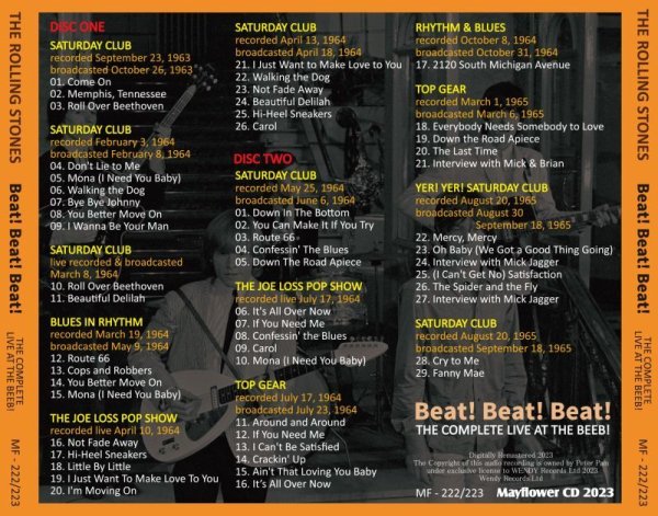 画像2: THE ROLLING STONES 1963-1965 BEAT! BEAT! BEAT! 2CD (2)