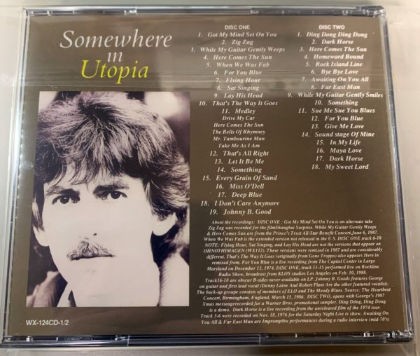 画像2: SOMEWHERE  IN UTOPIA 2CD (2)
