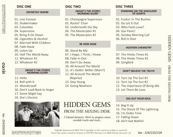 画像2: OASIS HIDDEN GEMS 1994 - 2008 3CD (2)