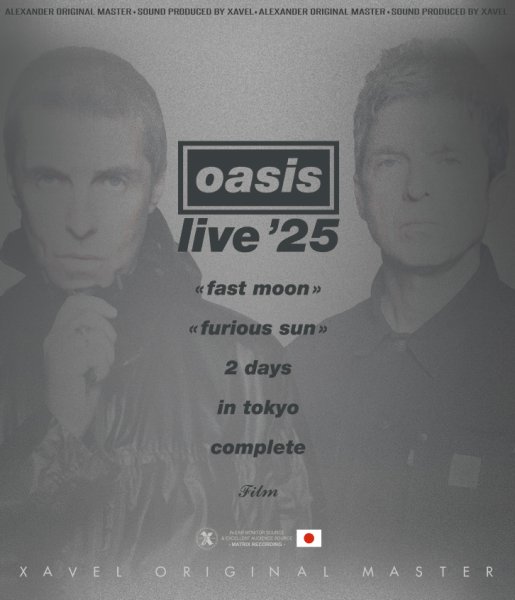 画像1: OASIS 2025 FAST MOON FURIOUS SUN 2 DAYS IN TOKYO COMPLETE FILM BDR (1)