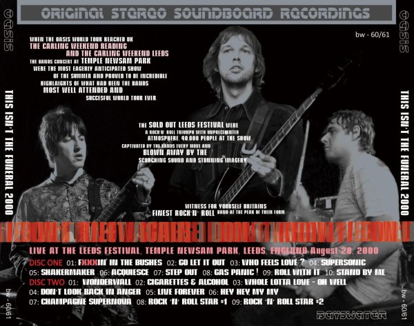 画像2: OASIS 2000 THIS ISN'T THE FUNERAL GREY 2CD (2)