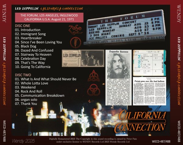 画像2: LED ZEPPELIN 1971 CALIFORNIA CONNECTION 2CD (2)