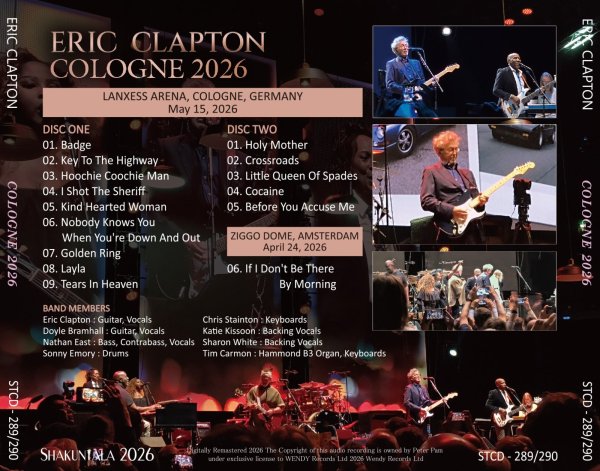画像2: ERIC CLAPTON 2026 COLOGNE 2CD (2)
