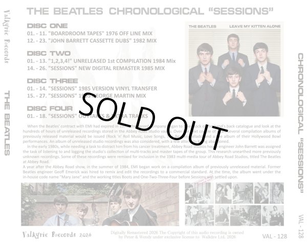 画像2: THE BEATLES CHRONOLOGICAL "SESSIONS" 4CD (2)