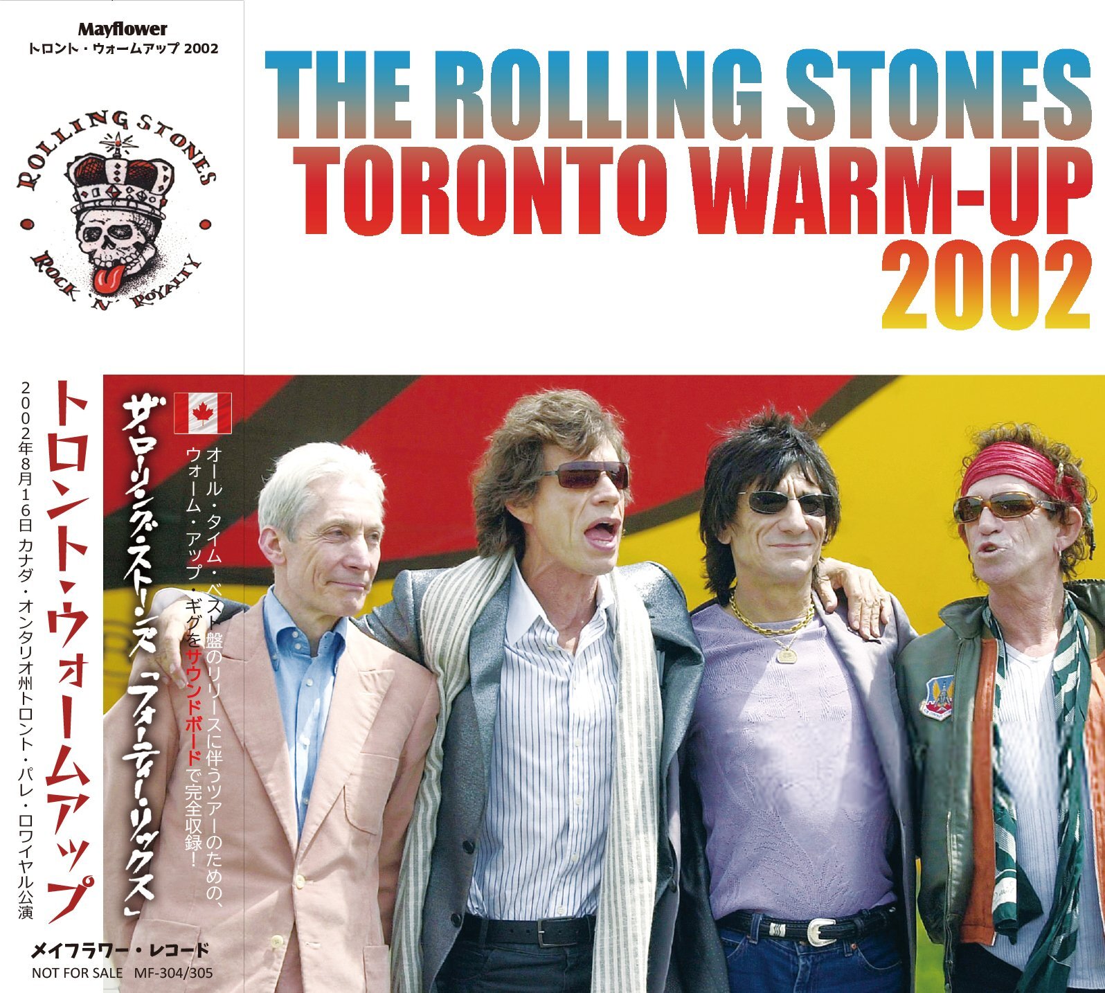 STONES 2002 TORONTO WARM-UP available July 1