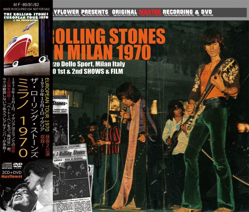 LIVE　STONES　IN　THE　1970　【2CD+DVD】　ROLLING　MILAN　BOARDWALK